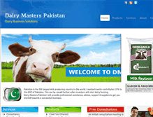 Tablet Screenshot of dairymasterspakistan.com